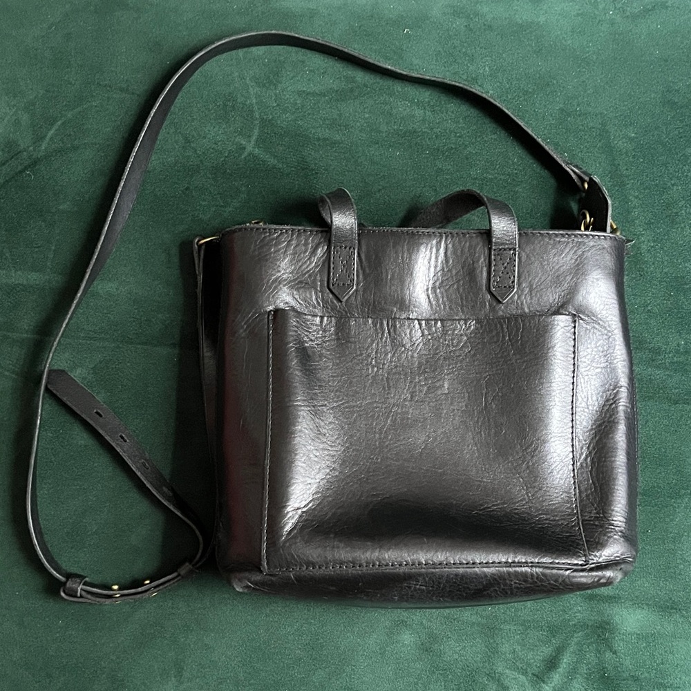 Madewell Black Leather Shoulder/Crossbody Bag